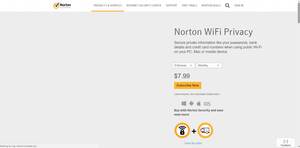 free norton security online with comcast
