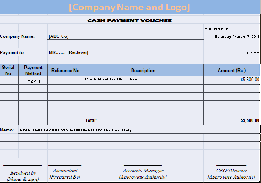 Payment voucher template excel free download pdf